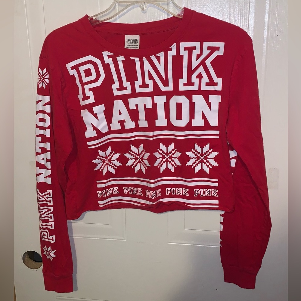 long sleeve crop top